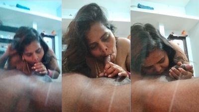Husband ke lund ko muh me leke blowjob deti huyi mms video